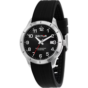 Sector 270 R3251578014 - cassa acciaio - cinturino plastica nero - quadrante nero con datario